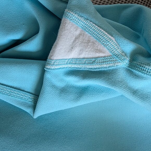 Michi Ray Legging Island Blue Criss Cross Waistband Size XS Gym Workout Yoga - Picture 9 of 9